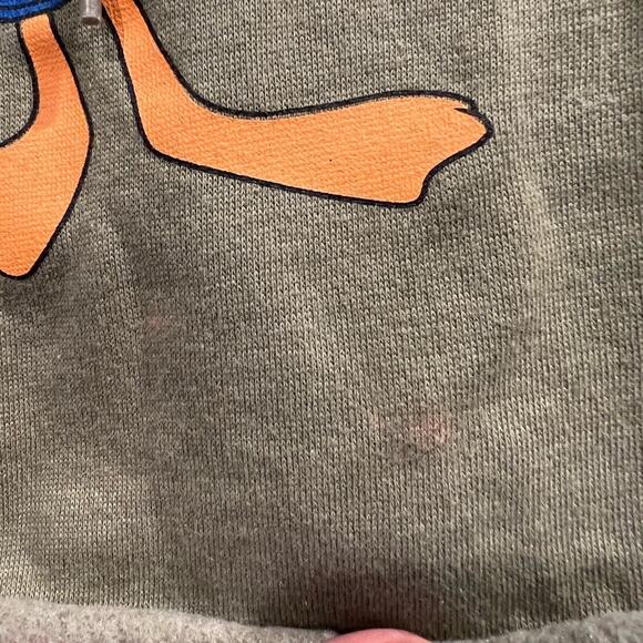 Space Jam Cropped Hoodie Women Small Green Looney Tunes Nostalgia VTG 90s Y2K - Picture 6 of 8